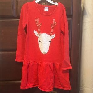 Gymboree Festive Red Knit Dress